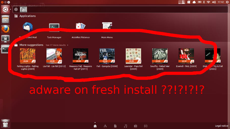ubuntu clean install adware